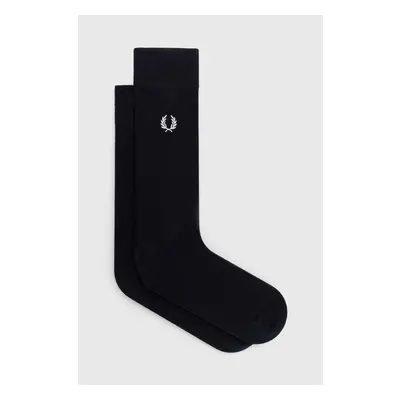 Ponožky Fred Perry Classic Laurel Wreath Sock pánské, tmavomodrá barva 90023894