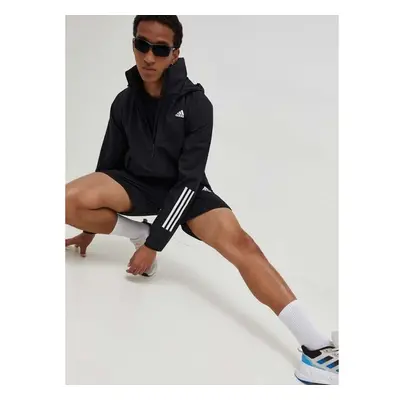 Bunda adidas pánská, černá barva, přechodná, H65773 88486525