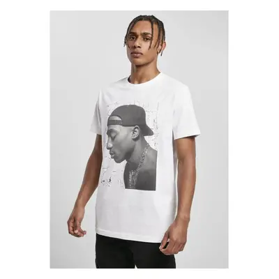 MISTER TEE Tupac Cracked Backround Tee - white 60459969