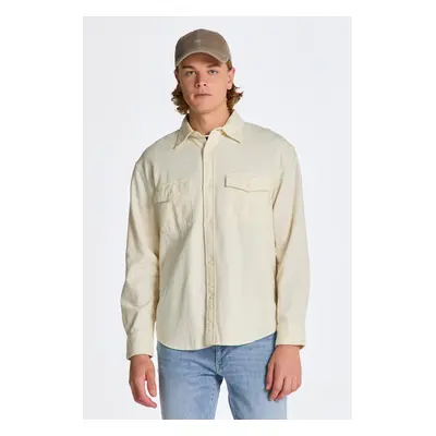 KOŠILE GANT REL UTILITY SHIRT CREAM 84606385