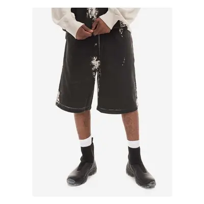 Bavlněné šortky A-COLD-WALL* Relaxed Studio Shorts ACWMB156 BLACK 89697847