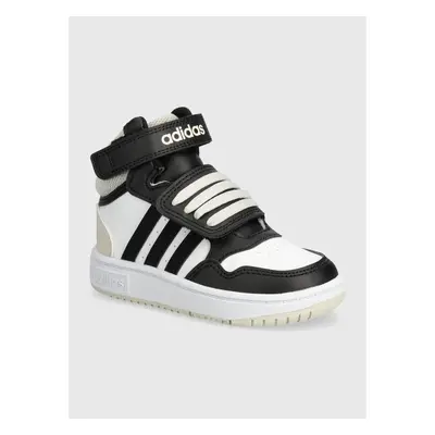 Dětské sneakers boty adidas Originals HOOPS MID 3.0 AC černá barva, 92915659