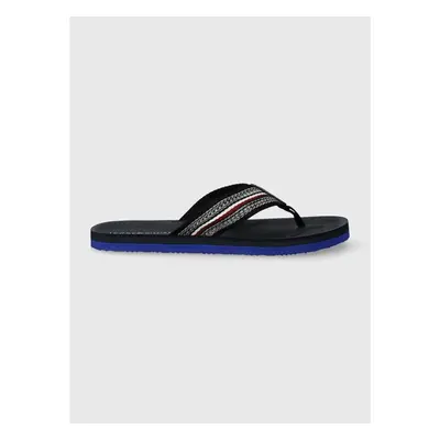 Žabky Tommy Hilfiger COMFORT HILFIGER BEACH SANDAL pánské, tmavomodrá 88281833