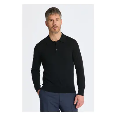 SVETR GANT FINE COTTON POLO BLACK 84606491