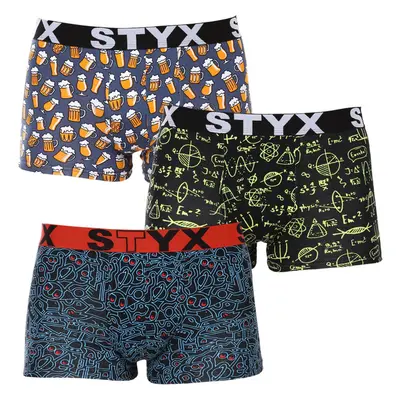 3PACK Pánské boxerky Styx art sportovní guma nadrozměr (3R12672) 4 85394337