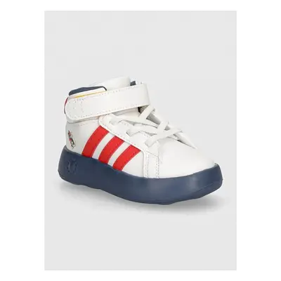 Dětské sneakers boty adidas GRAND COURT MID Mickey bílá barva, IF4095 94573221