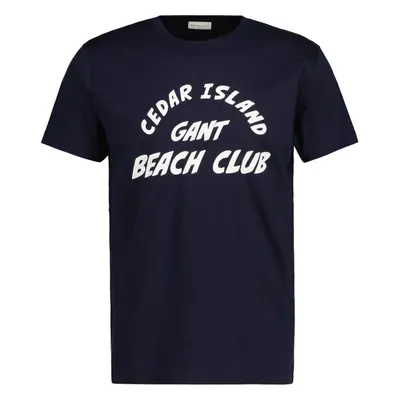 TRIČKO GANT CEDAR GRAPHIC T-SHIRT EVENING BLUE 82080094