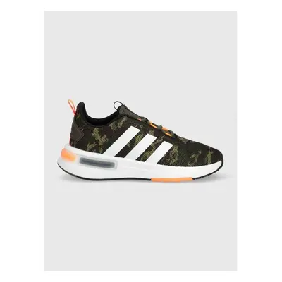 Dětské sneakers boty adidas RACER TR23 K zelená barva 83827386