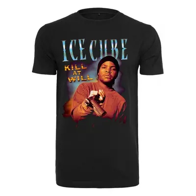 URBAN CLASSICS Pánské tričko Mister Tee Ice Cube Kill At Will - černé 85753394