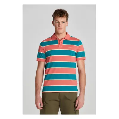 POLOKOŠILE GANT STRIPE PIQUE SS POLO OCEAN TURQUOSIE 91881722