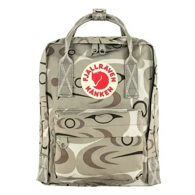 Batoh Fjallraven Kanken Art Mini béžová barva, malý, vzorovaný, 96045472