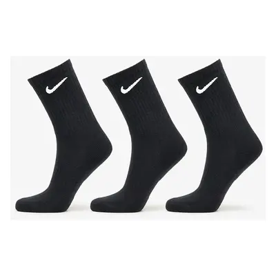 Ponožky Nike Everyday Cush 3-Pack Crew Socks Black/ White XL 53727748