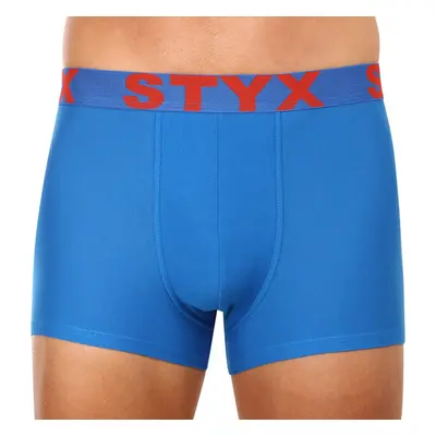 Pánské boxerky Styx sportovní guma nadrozměr modré (R1167) 5 83827200