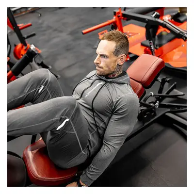 Sportovní mikina se zipem Iron Aesthetics PowerFit, šedá 85972406