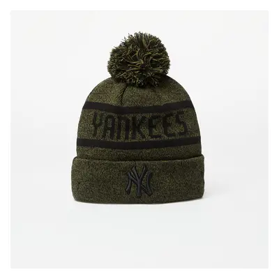 Čepice New Era New York Yankees Jake Bobble Knit Beanie Hat Olive/ 87221015