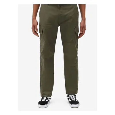 Bavlněné kalhoty Dickies zelená barva, jednoduché, DK0A4XDUMGR-GREEN 87952688