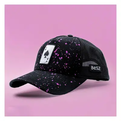 Be52 Ace splash kšiltovka premium black/pink 94628315