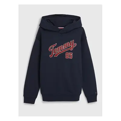 Tmavě modrá klučičí mMikina s kapucí Tommy Hilfiger - Kluci 76896034