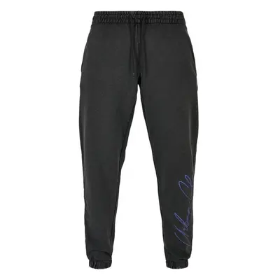 Pánské tepláky Urban Classics Script Logo Sweatpants - černé 73742106