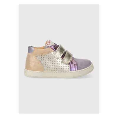 Kožené sneakers boty Pom Dapi růžová barva 84917649