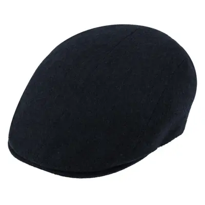 Luxusní modrá kašmírová bekovka od Fiebig - Driver cap Cashmere 86371235