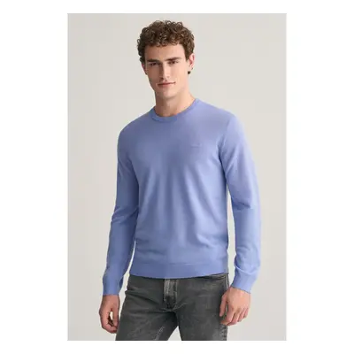 SVETR GANT EXTRAFINE MERINO WOOL C-NECK GENTLE BLUE 93464180