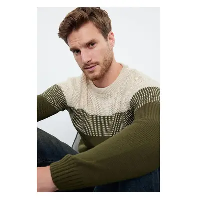 Trendyol Collection Muži Svetr Khaki 93898018