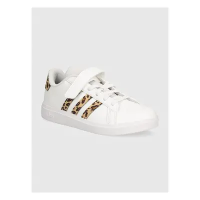 Dětské sneakers boty adidas GRAND COURT 2.0 EL C bílá barva, IH7842 95711717