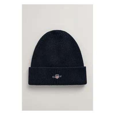 ČEPICE GANT SHIELD COTTON BEANIE EVENING BLUE 84605610