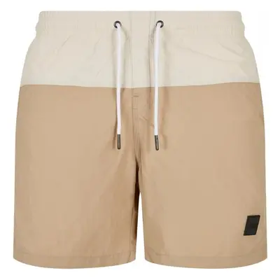 Pánské koupací kraťasy Urban Classics Block Swim Shorts - unionbeige 71707841