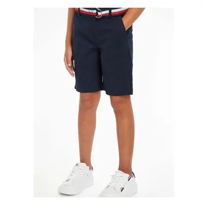 Dětské kraťasy Tommy Hilfiger černá barva 91668663