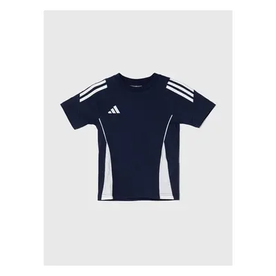 Dětské bavlněné tričko adidas Performance TIRO24 SWTEEY tmavomodrá 95001897