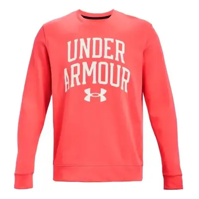 Pánská mMikina Under Armour RIVAL TERRY CREW-RED 90803189