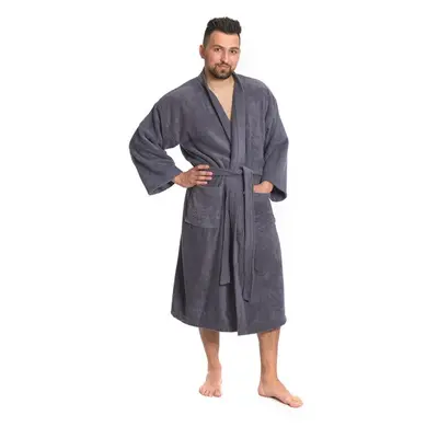 Interkontakt Pánský župan model KIMONO 02 Dark Grey 51136735