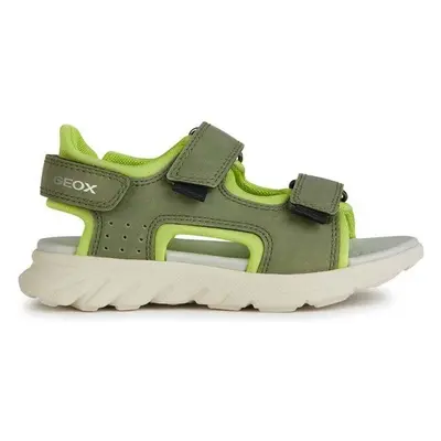 Dětské sandály Geox SANDAL AIRADYUM zelená barva 89931642