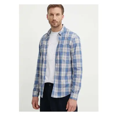 Bavlněná košile Pepe Jeans MARKLE regular, límečkem button-down, 93579793