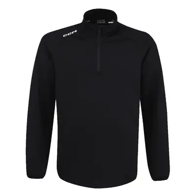 Pánská mMikina CCM LOCKER ROOM FLEECE 1/4 ZIP black 91953170