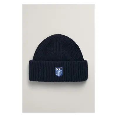 ČEPICE GANT ALPINE BADGE BEANIE EVENING BLUE 85386188