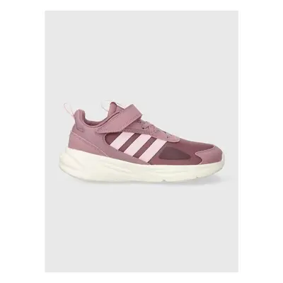 Dětské sneakers boty adidas IG0427 OZELLE EL K WONORC/CLPINK růžová 86064661