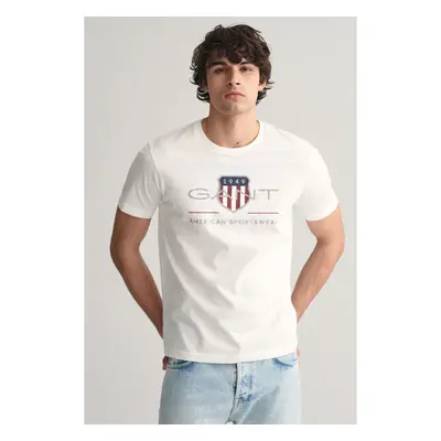 TRIČKO GANT REG ARCHIVE SHIELD SS T-SHIRT WHITE 89791923