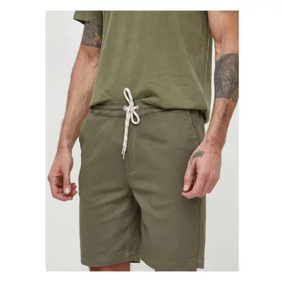 Kraťasy Pepe Jeans GYMDIGO PULL ON SHORTS pánské, zelená barva, 89870941