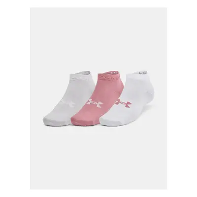 Under Armour Ponožky UA Essential Low Cut 3pk-PNK - unisex 80685742