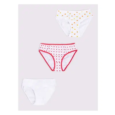 Yoclub Kidss Cotton Girls Briefs Underwear 3-Pack BMD-0037G-AA20-002 81618636