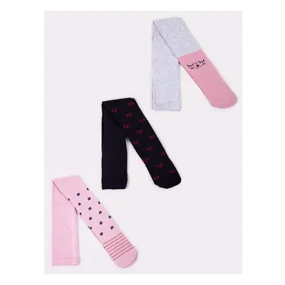 Yoclub Kidss Girls Tights 3-Pack RAB-0003G-AA00-022 87880756