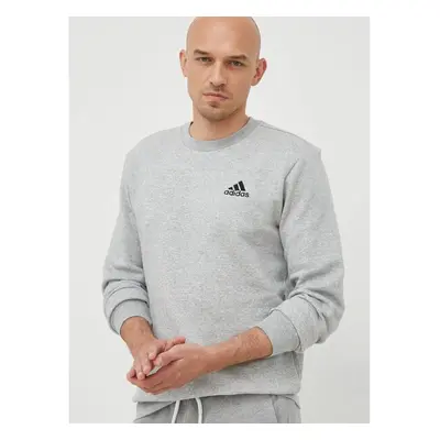 Mikina adidas pánská, šedá barva, s aplikací 72181745