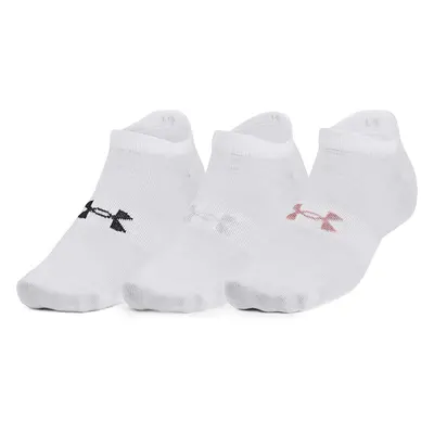 Ponožky Under Armour Essential No Show 3-Pack White M 90877098