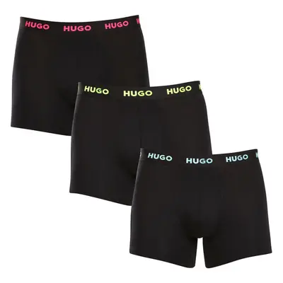 3PACK pánské boxerky HUGO černé (50503079 971) 91987767