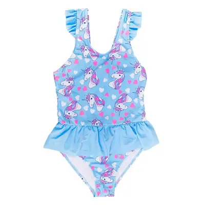 Yoclub Kidss Girls One Piece Swimming Costume LKJ-0033G-A100 82615022