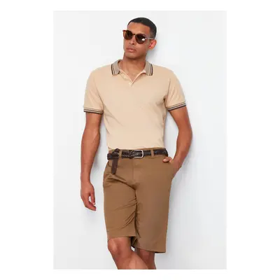 Trendyol Camel Regular Fit Summer Shorts 93072600