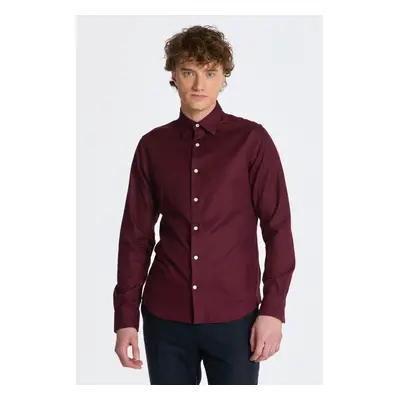 KOŠILE GANT SLIM FORMAL TWILL SHIRT RED SHADOW 84796924